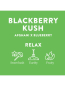 Preview: 1ml CBD Blackberry Kush Kartusche 91% Cannabinoide | 510er Gewinde