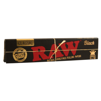 RAW Paper Black Classic Kingsize Slim