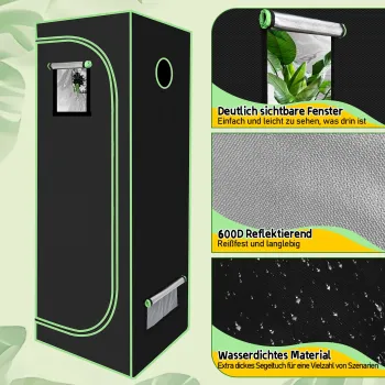 Anbauzelt 80x80x180 cm