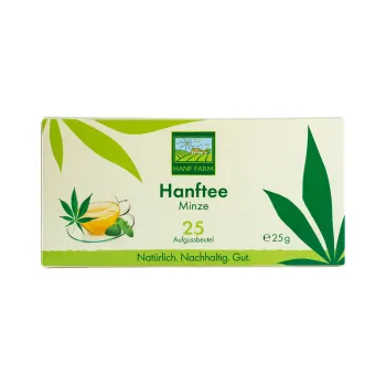 Bio Hanftee Minze | 25 Beutel