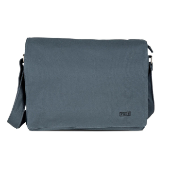 Pure Hanf Collegetasche L Grau