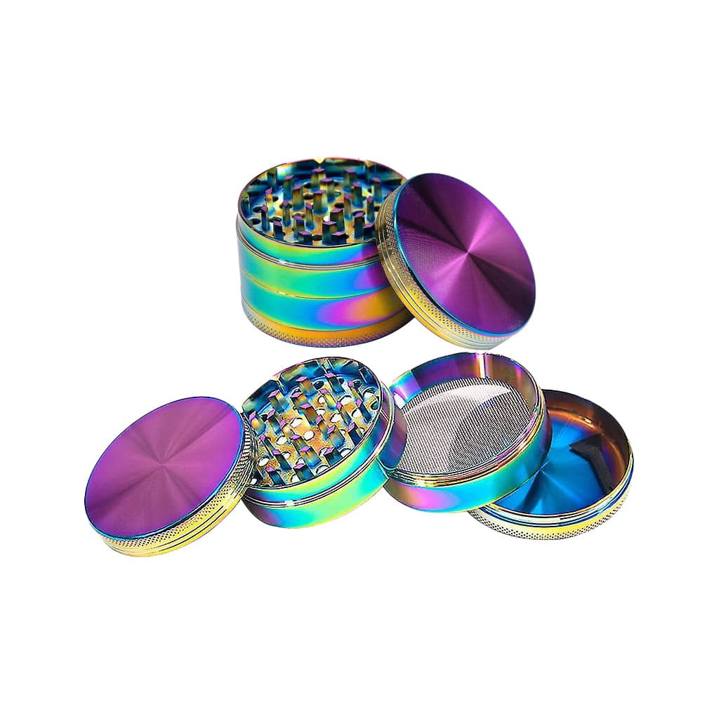 Metall Grinder Rainbow 4teilig