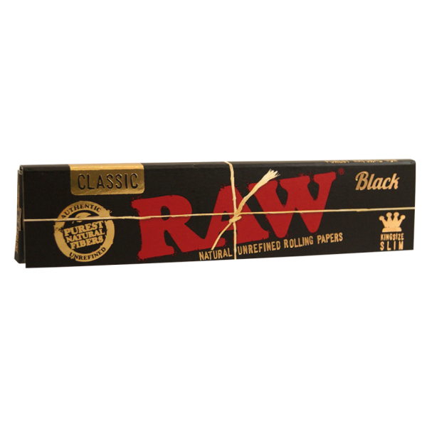 RAW Paper Black Classic Kingsize Slim