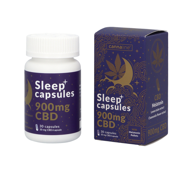 30 CBD Schlafkapseln | 900 mg (30 mg CBD pro Kapsel)