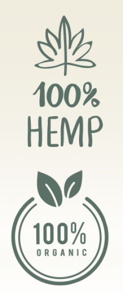 Winter Mütze aus 100% Hanf | Orange