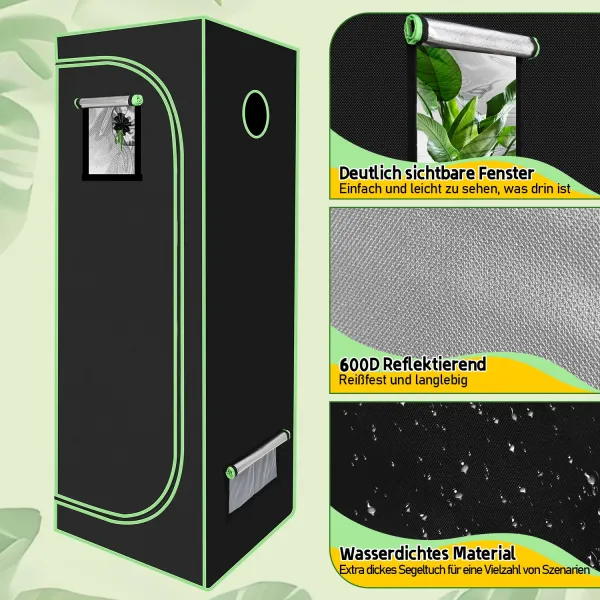 Anbauzelt 80x80x180 cm