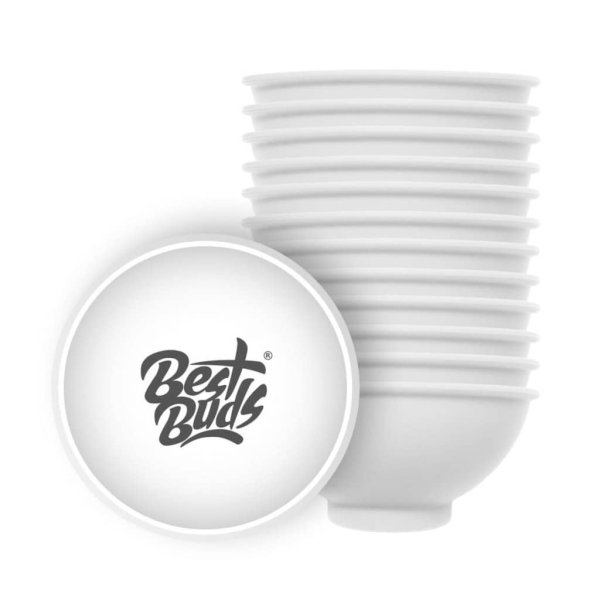 Best Buds Silikon Mischschale Weiß | Ø 7 cm