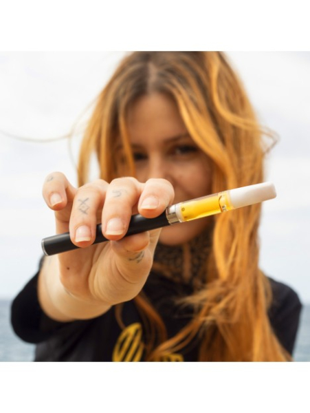 1ml CBD Blackberry Kush Kartusche 91% Cannabinoide | 510er Gewinde