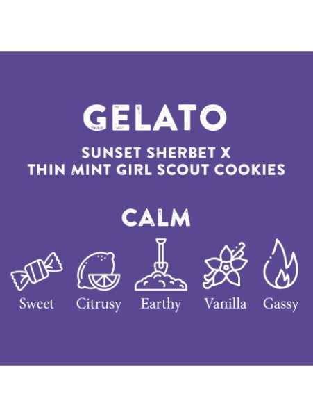 1ml CBD Gelato Kartusche 91% Cannabinoide | 510er Gewinde