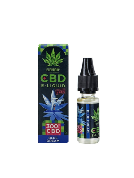 Euphoria CBD E-Liquid Blue Dream | 300mg CBD | 10ml